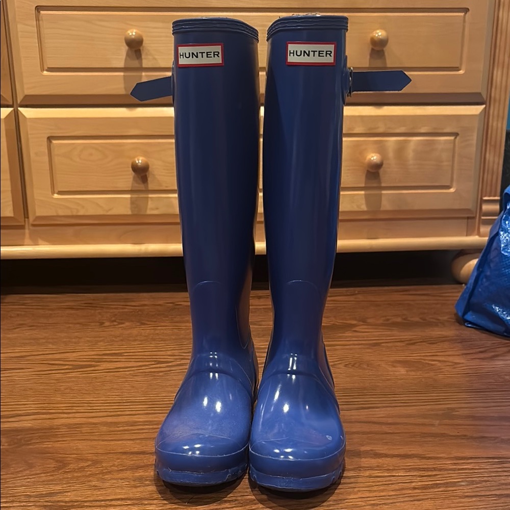 Hunter Classic Blue Rain Boots